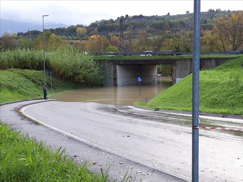 Sottopasso Zona "Montagnole" chiuso al transito