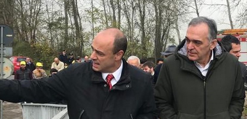 Rossi a Sagginale con Moschetti