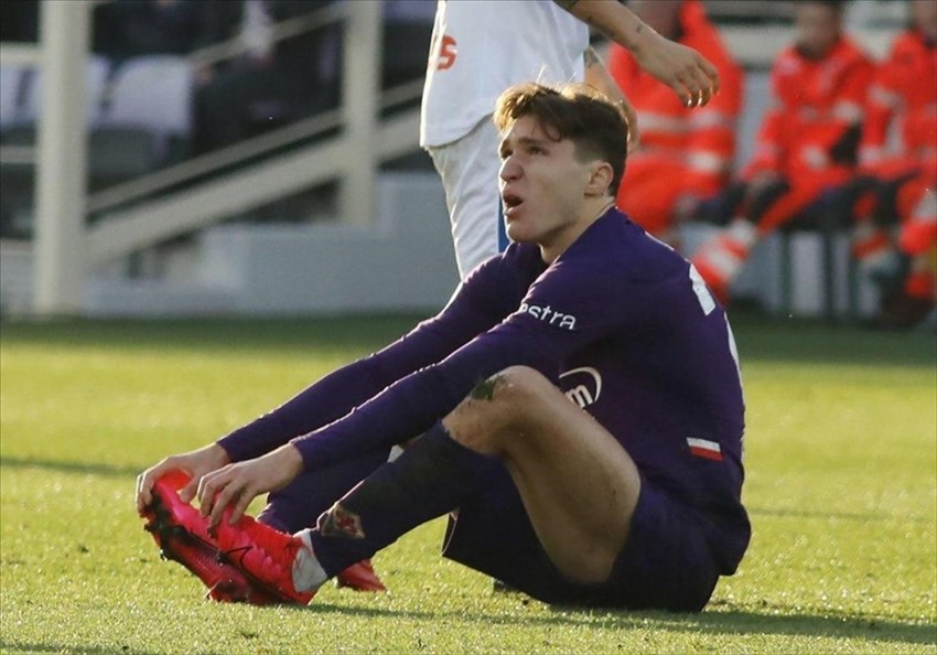 Federico Chiesa a fine partita