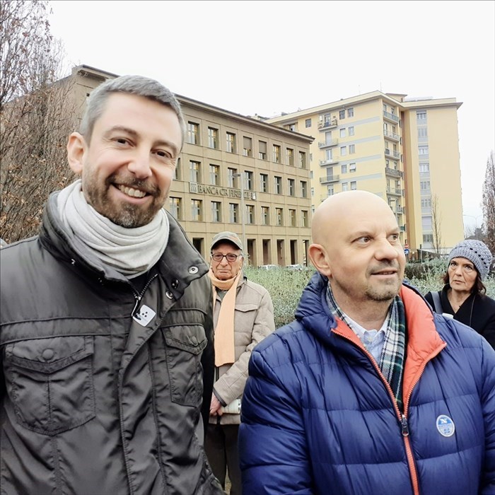 I figli del Sindaco Lando Conti. Lorenzo e Stefano