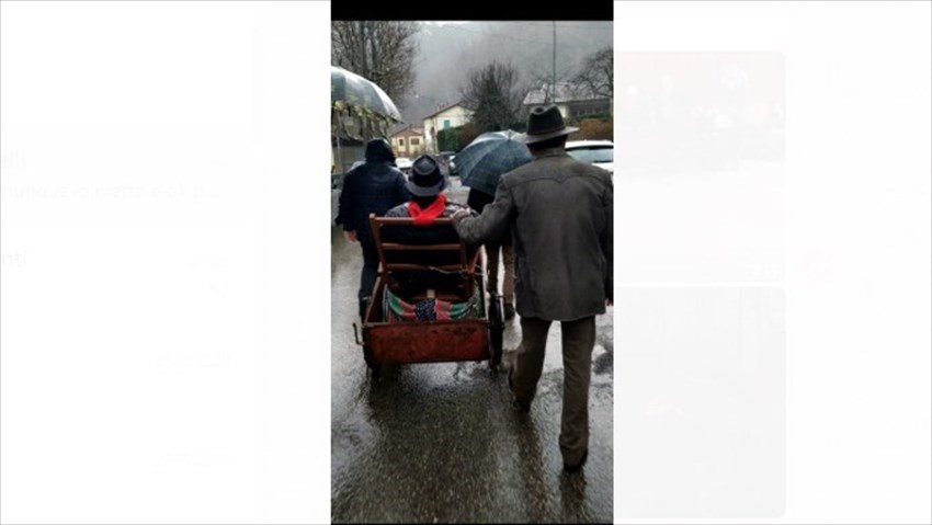 Rievocazione storica 2020 "Il funerale di Cecco" a Castagno d'Andrea