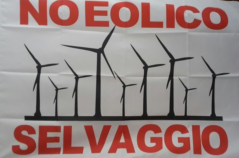 Petizione no eolico