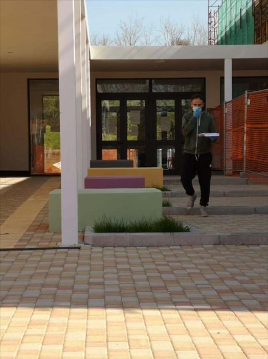 La consegna del materiale