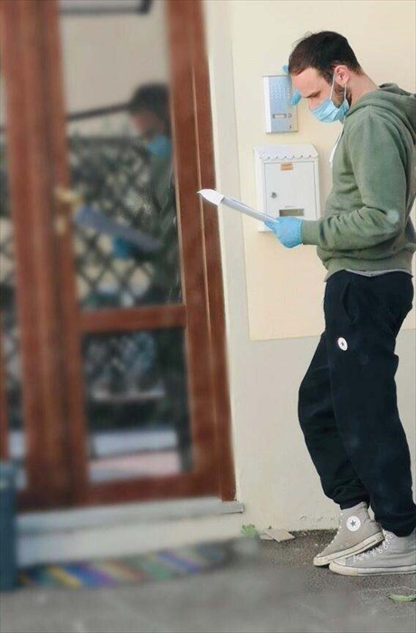 La consegna del materiale