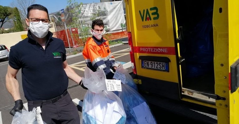 La consegna a Calenzano