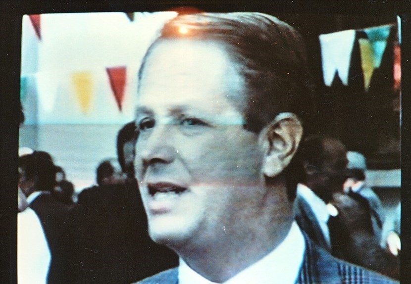 Cesare Bini intervistato da Tele Iride Mugello durante un raduno degli ex allieivi salesiani.