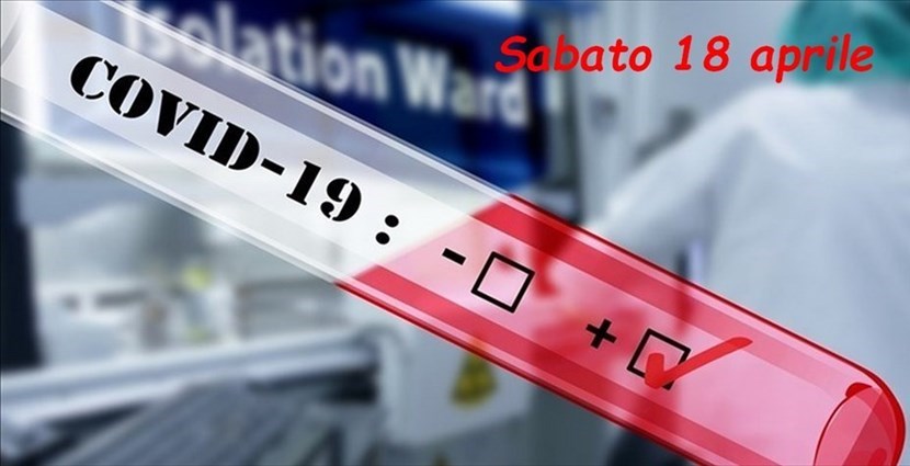 Covid-19 sabato 18 aprile