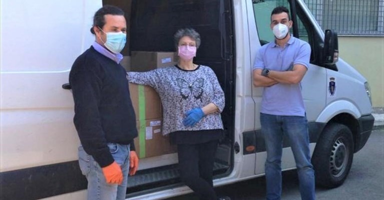 Gli autisti del comune in campo