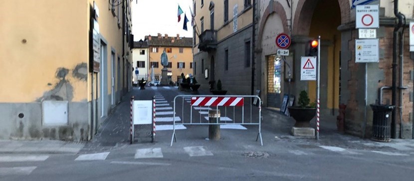 Piazza chiusa a Vicchio