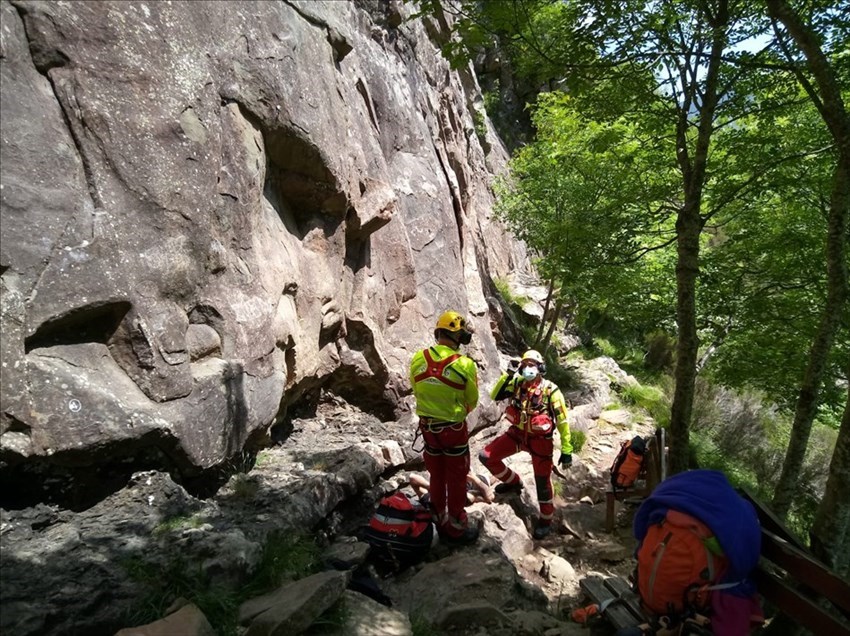 Arrampicata Massanera - soccorso Alpino