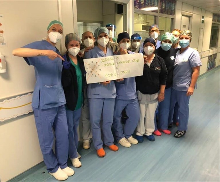 Chisura reparto terapia intensiva OSMA Covid-19