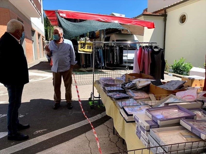 Primo mercato a Rignano della Fase 2