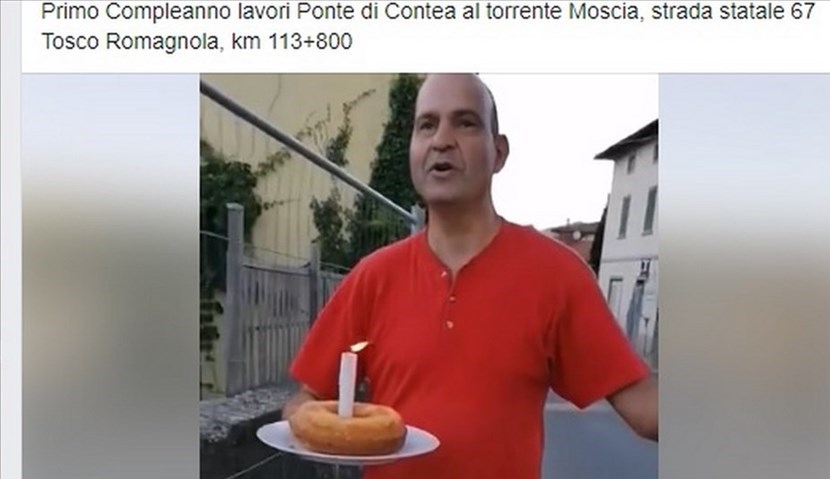 Lavori ponte Contea