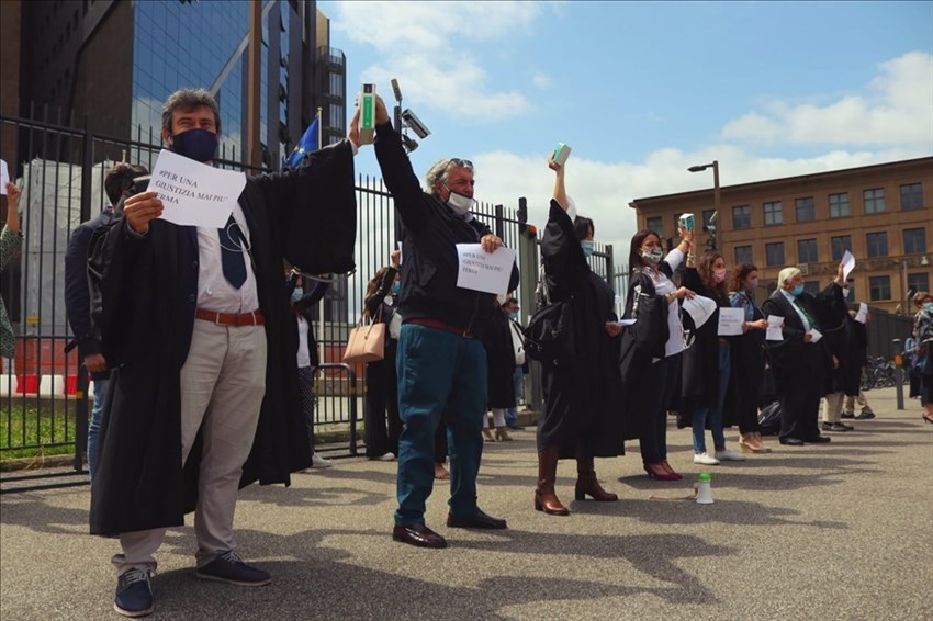 La protesta delle toghe