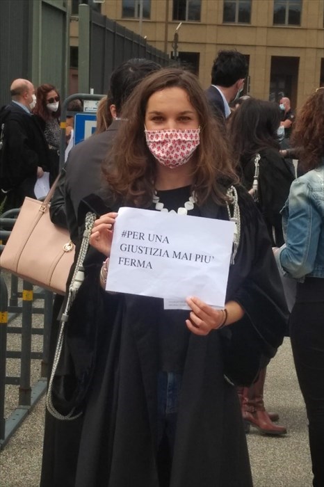 La protesta delle toghe