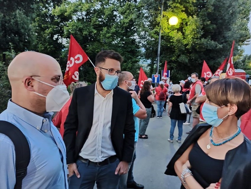Manifestazione "Giù le mani dal Serristori" - 26 giugno 2020