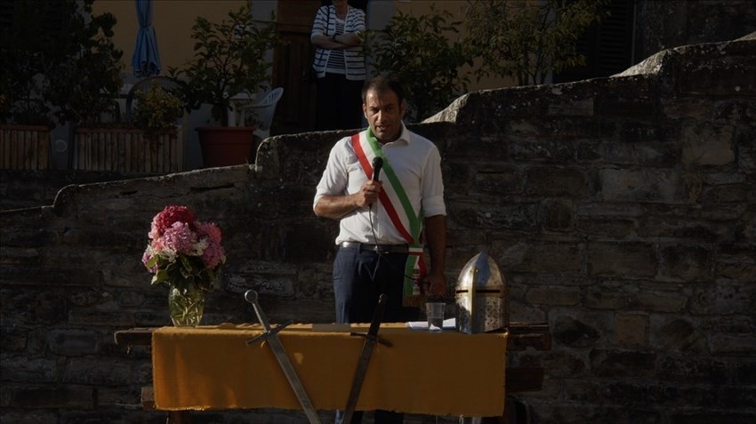 celebrazione ridotta Dante ghibellino 2020, 5 luglio San Godenzo