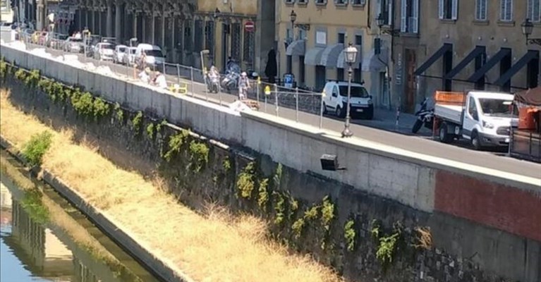 i lavori in lungarno Corsini