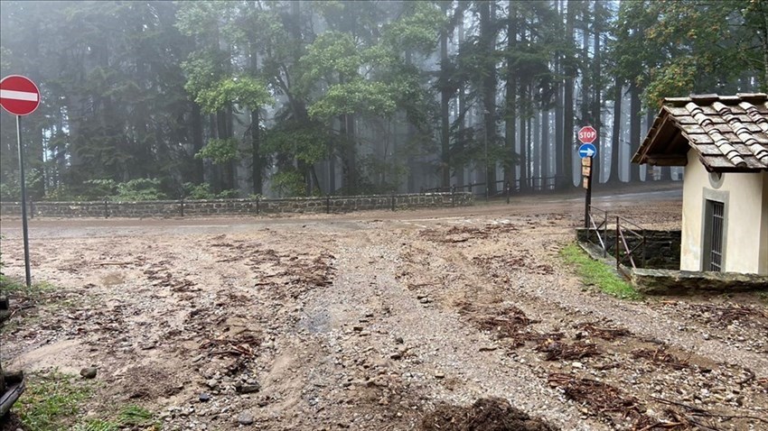 Detriti e fango a Reggello