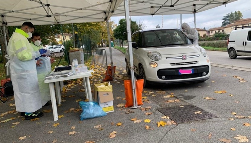 Tamponi in corso a Vicchio