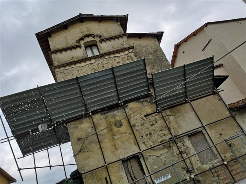 L'ex ospedale di Luco nell'aprile 2019