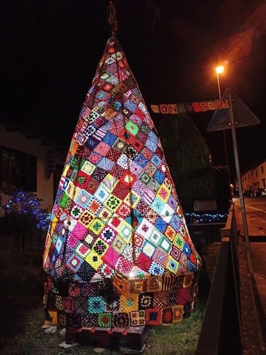 L'albero all'uncinetto