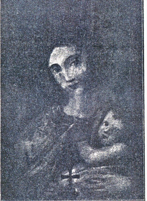 L’effige della Madonna di Mei che per secoli era all’interno di una incavatura di una precedente secolare quercia.