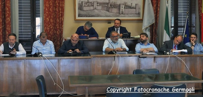 I sindaci dell'Unione dei Comuni del Mugello in una foto del 2019