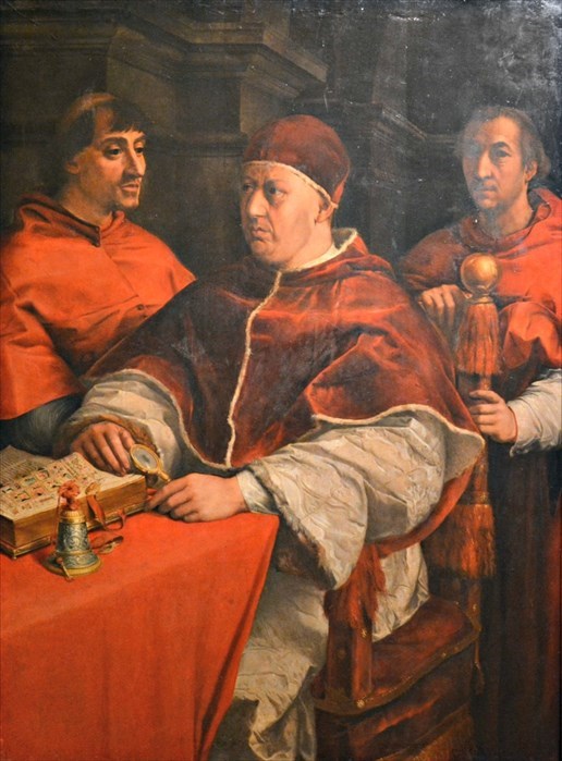 Ritratto di Leone X di Andrea Del Sarto