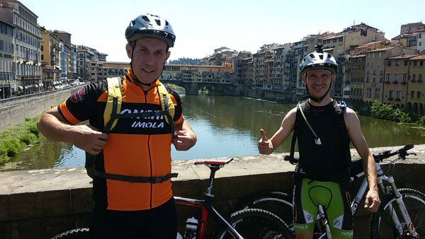 A Roma in Mountain Bike per Emergency. Prima tappa