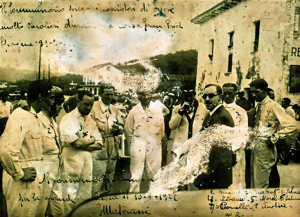 Emilio Materassi prima della vittoria nel Gran Premio di Spagna