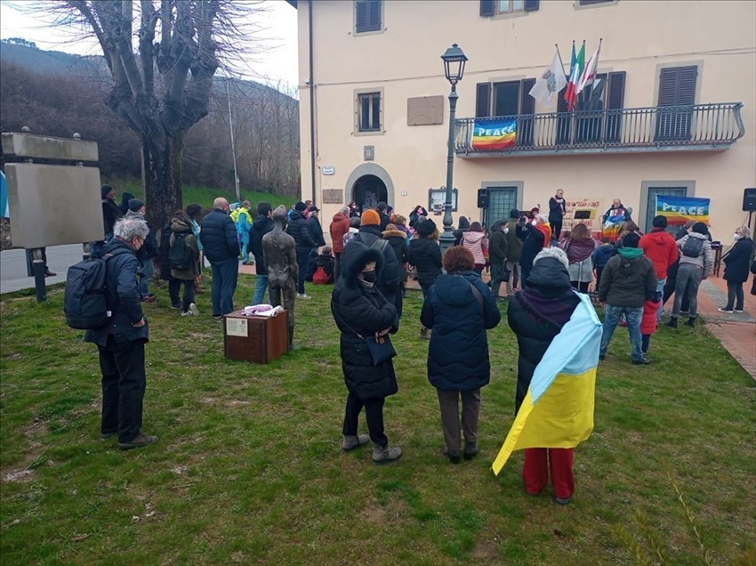 Il presidio a Vaglia