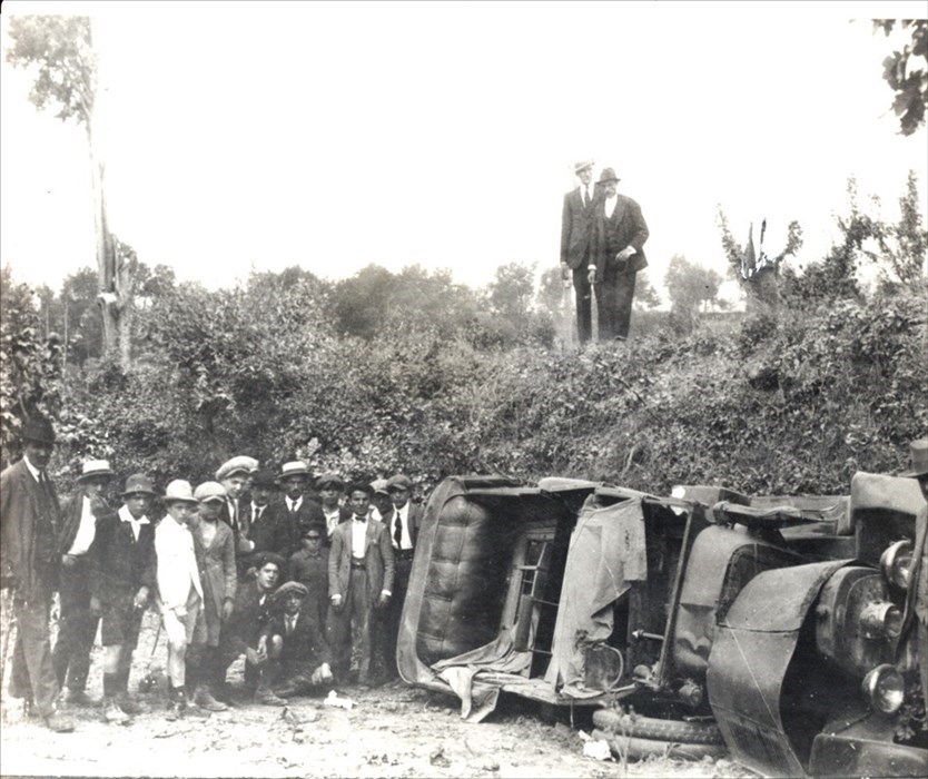 Foto di repertorio; un incidente stradale fra Borgo e Vicchio dove morì un ragazzino di 15 anni.